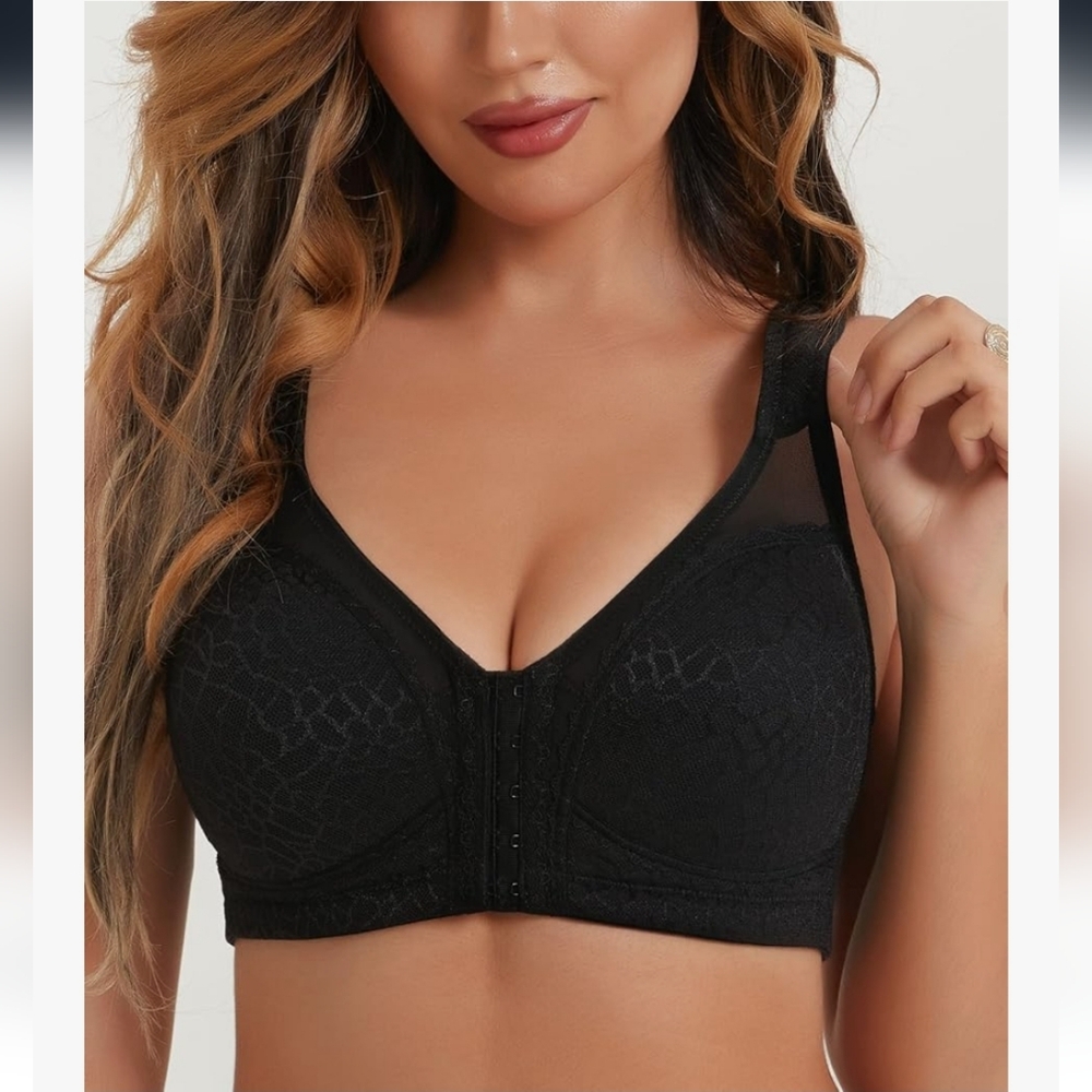 Elegant Black Lace Bra